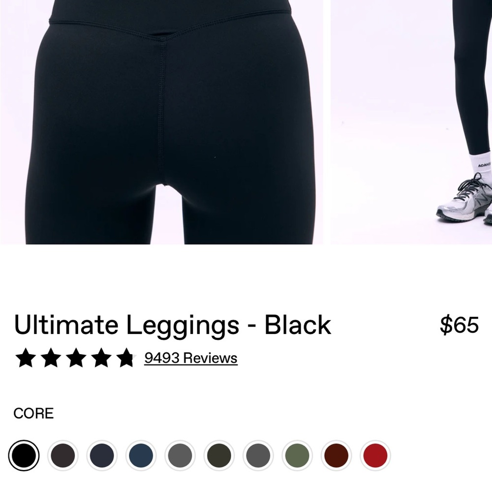 Adanola ultimate Black leggings xs